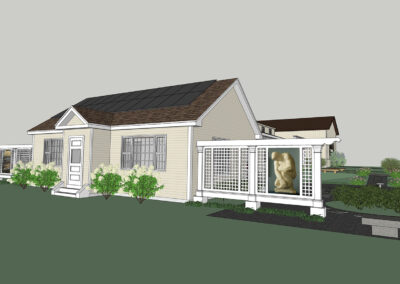 East Haddam Historical Society Museum, rendering of new street view