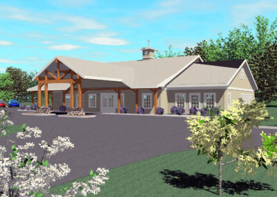 East Haddam Senior Center, exterior rendering