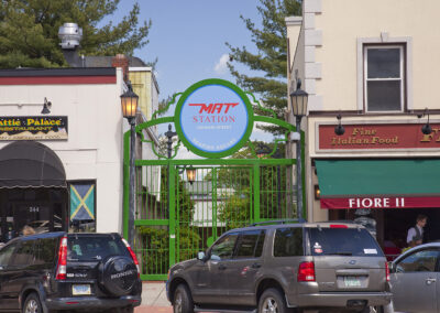 Middletown Area Transit, pedestrian entry from street