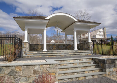 Tennis Pavilion on a Hill