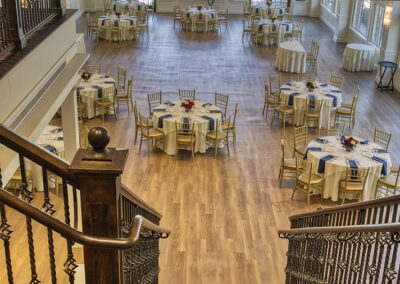 Interior shot of River's Edge dining room
