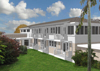 Mercy Center, rendering of balconies