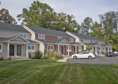 Old Colony Road Townhouses, exterior