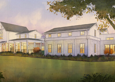 Oxford Academy, exterior rendering