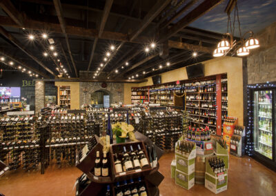 Tony's Package Store, wine section