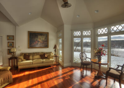 Connecticut River Conservatory, interior with river view
