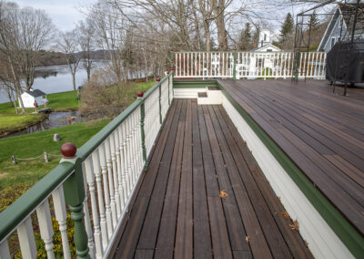 Connecticut River Deck-Garage, deck view