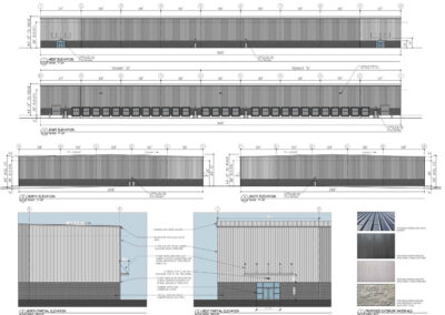 Mullen Road Commerce Center, elevation views