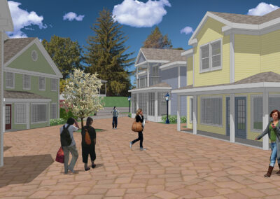 East Haddam Village Master Plan, exterior pedestrian area