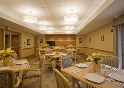 Touchpoints Rehab at Bloomfield, dining area