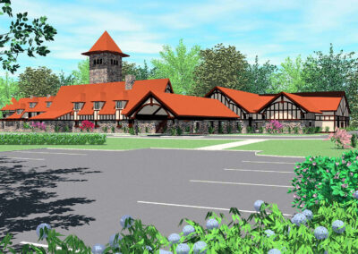 Saint Clements Castle, exterior rendering