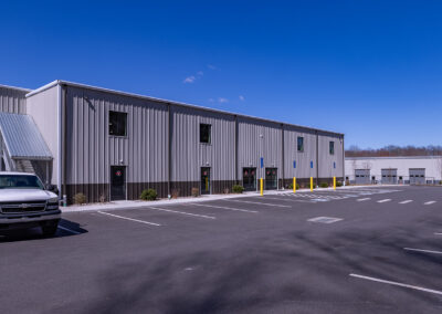 Vale Sports Club, exterior shot with parking