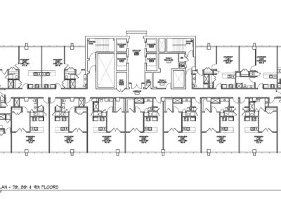 900 Chapel Street, representative floor plan