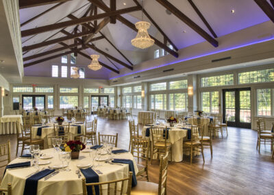 Interior shot of River's Edge dining room