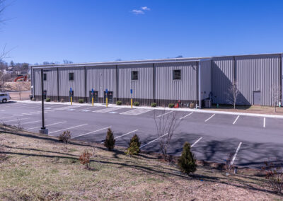 Vale Sports Club, exterior shot with parking
