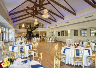 Interior shot of River's Edge dining room
