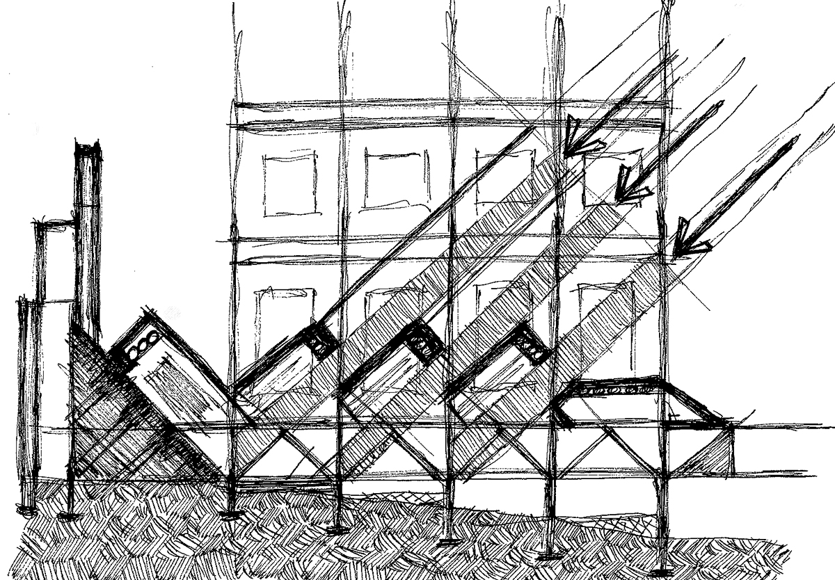 Arch Serv-1 Sketch of architecture