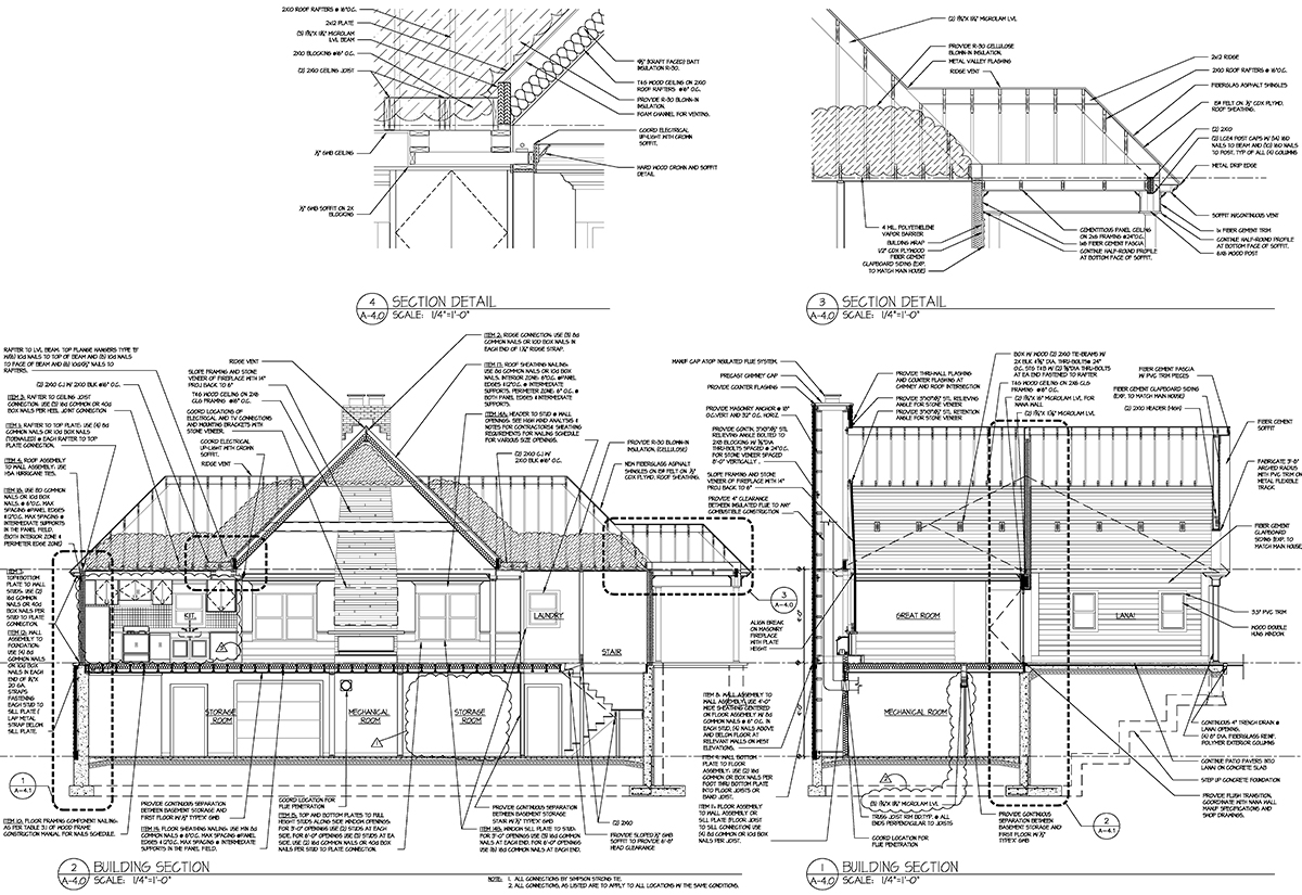 Arch Serv-3 Drawing of elevation